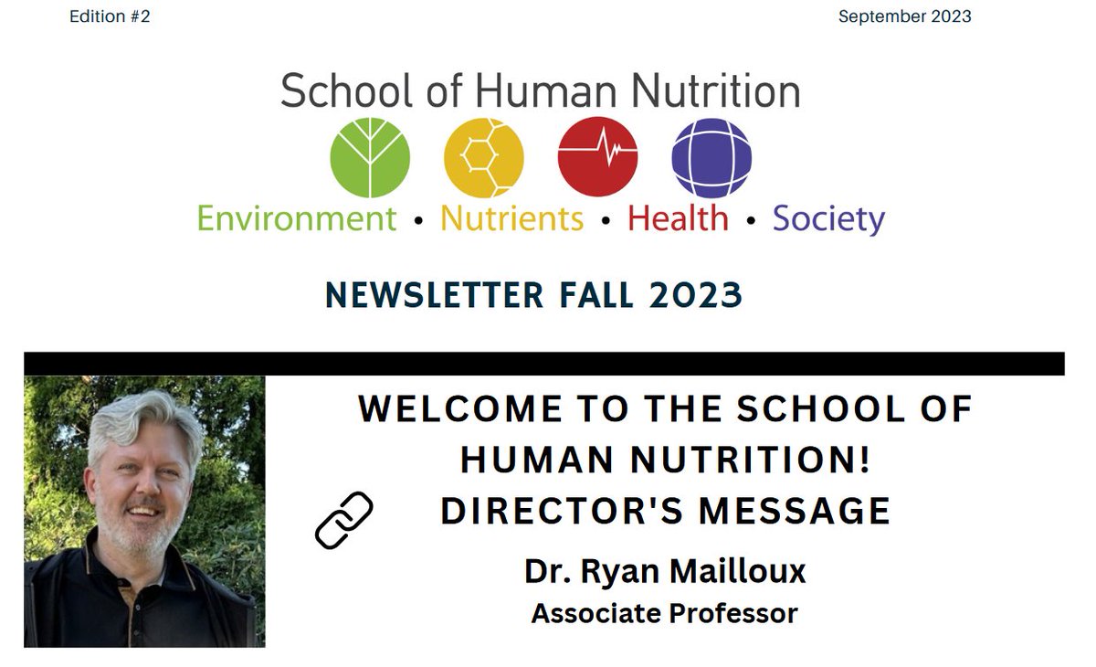 Let's kick off the Fall 2023 semester by celebrating the wonderful achievements of our SHN Faculty and students!
Click here to read our most recent newsletter!
mcgill.ca/.../shn_newsle…
