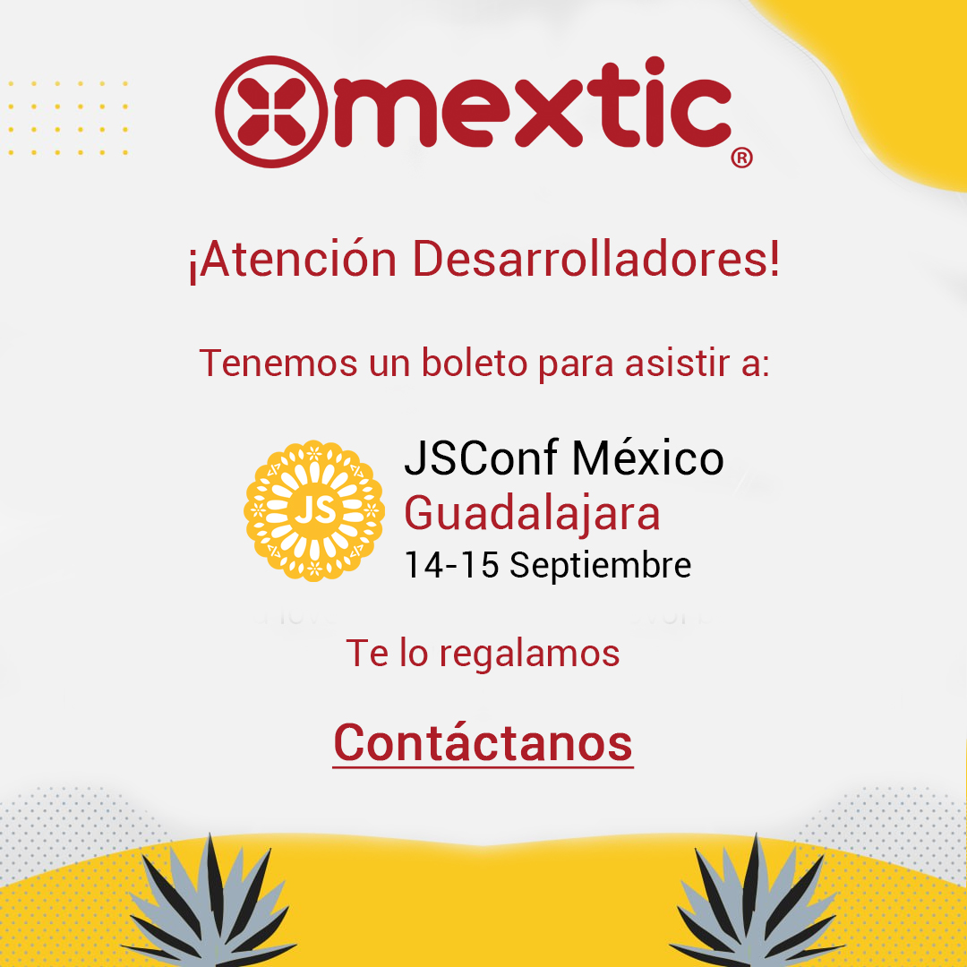 mextic's tweet photo. Hola @jsconfmx .. Queremos regalar un boleto para tu evento. Nos ayudas con el RT.. 😉 https://t.co/dazdnGEx6z