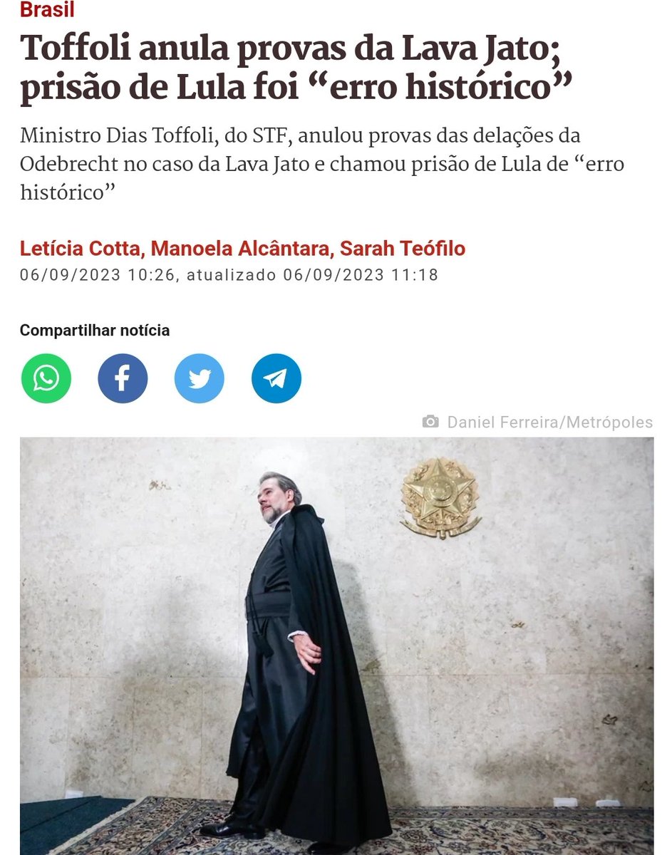 Chief117Br's tweet photo. Muito surreal.

De um lado uma pessoa boa, sendo perseguida, censurada, multada e quase presa por contar PIADA.

Do outro, o maior bandido da história do país sendo blindado de todas formas pelo sistema.

E muita gente relativizando e achando normal PQP.
Vcs estão malucos?????? https://t.co/4cSByjNhVB