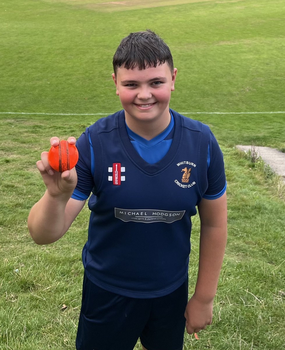 Our under 13s progressed through to final of @DCBJuniorLeague Champions Trophy final with a great team performance against a very strong @durhamcitycc tonight. Special mention goes to Huw Morgan who got a hat-trick tonight and finished with figures of 4 wickets for 2 runs.