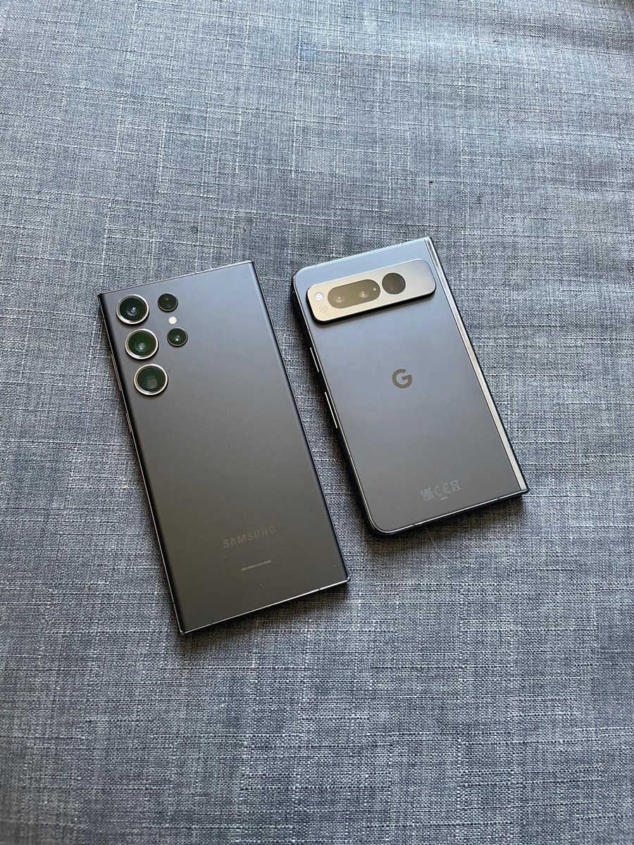naseem_speach's tweet photo. Galaxy S23 Ultra vs Pixel Fold, which one y’all choosing? 👀 https://t.co/MnMj1XqU21