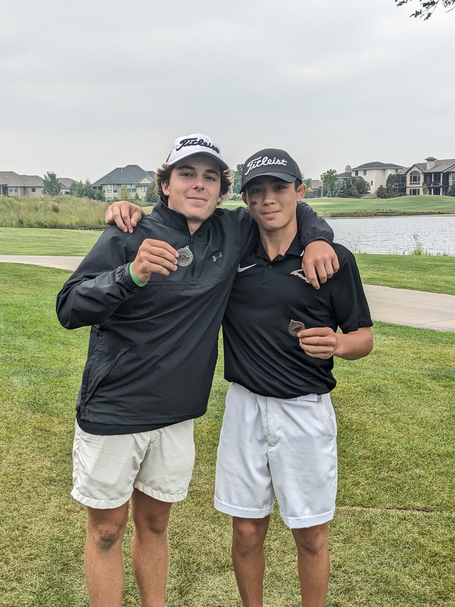 Landen Van Erem (-2) takes runner-up at the 2023 Ankeny Hawks Invitational. Carter Pearson (E) finishes in a tie for third. #SEPGolf