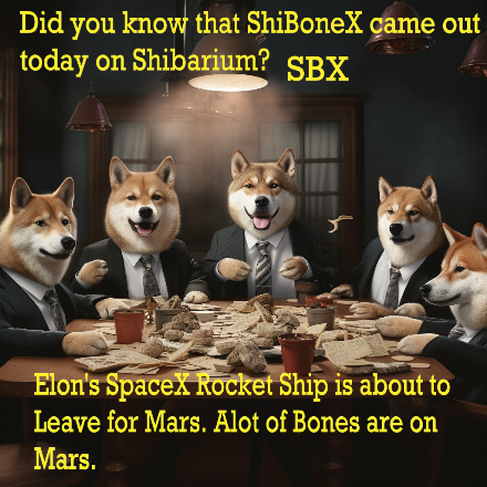 ShiBoneX's tweet photo. ShiBoneX - $SBX official launch on Shibarium. 
There are only a few seats left on the Rocket ship.
Retweet, like, and follow
@ShiBoneX  
#Crypto #Shibarium #ShiBoneX #sbx #SHIBARMY 
Get it on https://t.co/hgYL2fBeDF https://t.co/wValjyt548