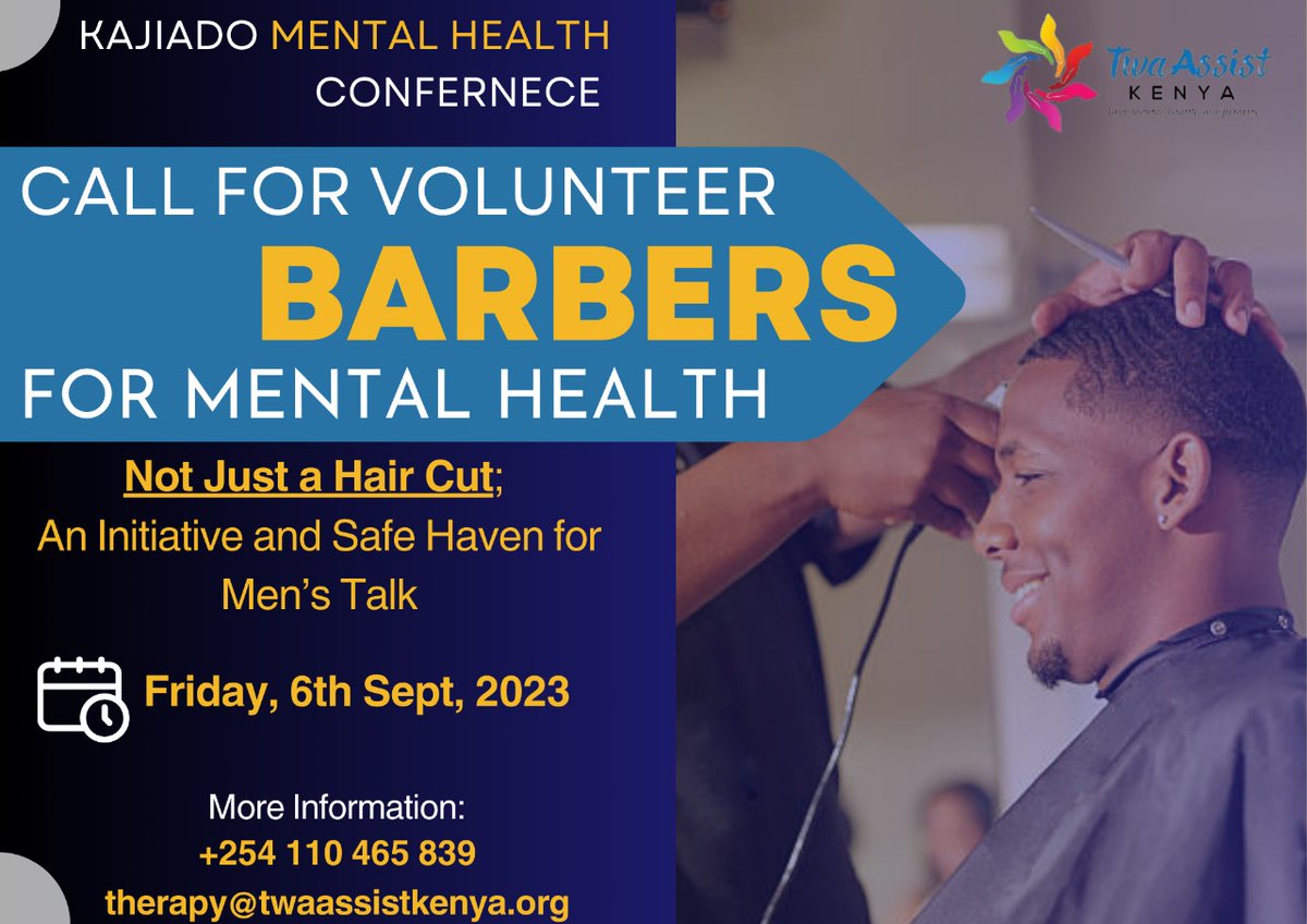 Help us help our men to speak up about what they are going through 

To support a man to receive a free haircut with any amount,✔️
#notjustahaircut
#men
#mensmentalhealth
#mentalhealth