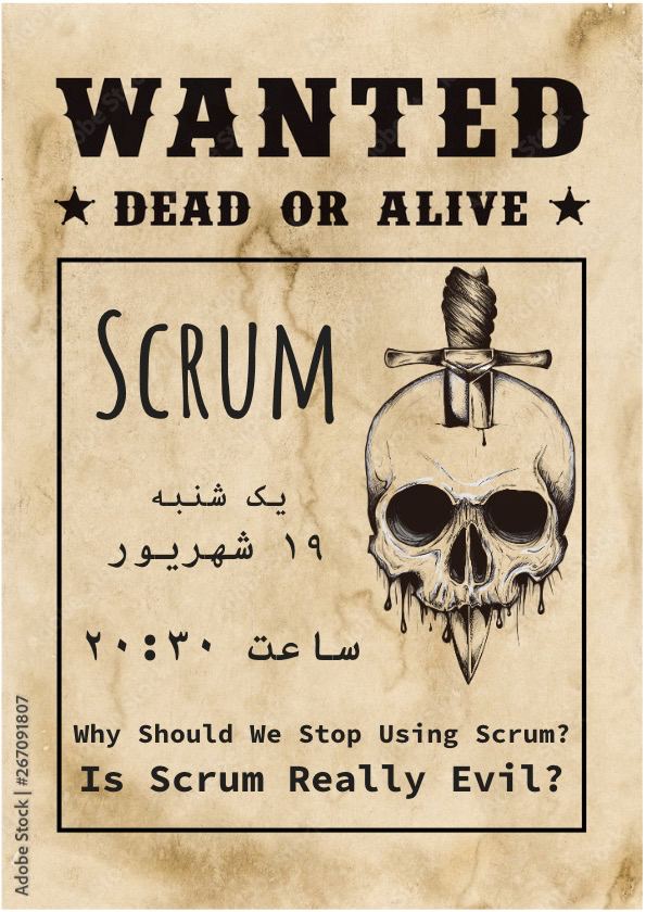 1agilist's tweet image. Why Should We Stop Using Scrum? Is Scrum Really Evil?

Free discussion in English (and also this time kn Persian too), 10 September 2023 7 PM CET:

meet.google.com/xvz-jhkp-pck

#agilemanifesto #agileprinciples

instagram.com/1agilist
@1agilist