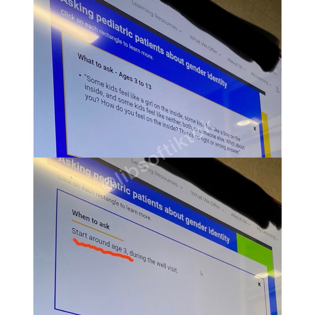 SCOOP: University of Arizona nursing school is teaching future nurses that 3-year-olds can know they are transgender. They’re also being taught to start questioning patients as young as 3 about their gender.

.<a href="/UAZNursing/">U of A College of Nursing</a> did not respond to our request for comment.