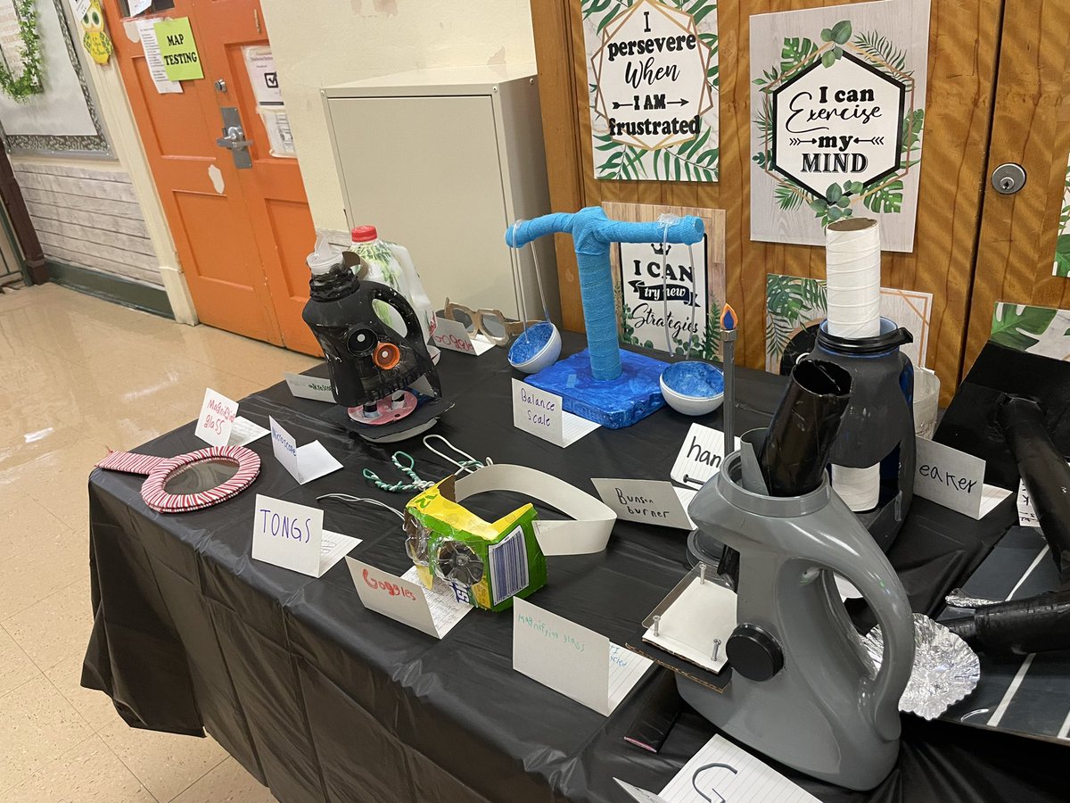 Exciting developments are taking place at @SAISDHighlandPk! Take a look at the innovative science tools created by fifth grade students. 🔬🔭🥼@SAISD_Science