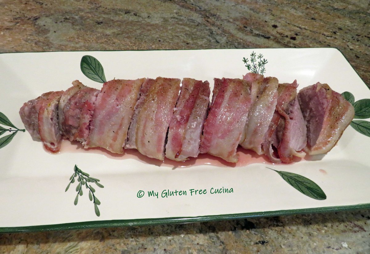 MyGFCucina's tweet photo. Bacon wrapped Pork Tenderloin, cooked to perfection!
#whatiate #glutenfree #keepitsimple https://t.co/3u6Q1TSA3q