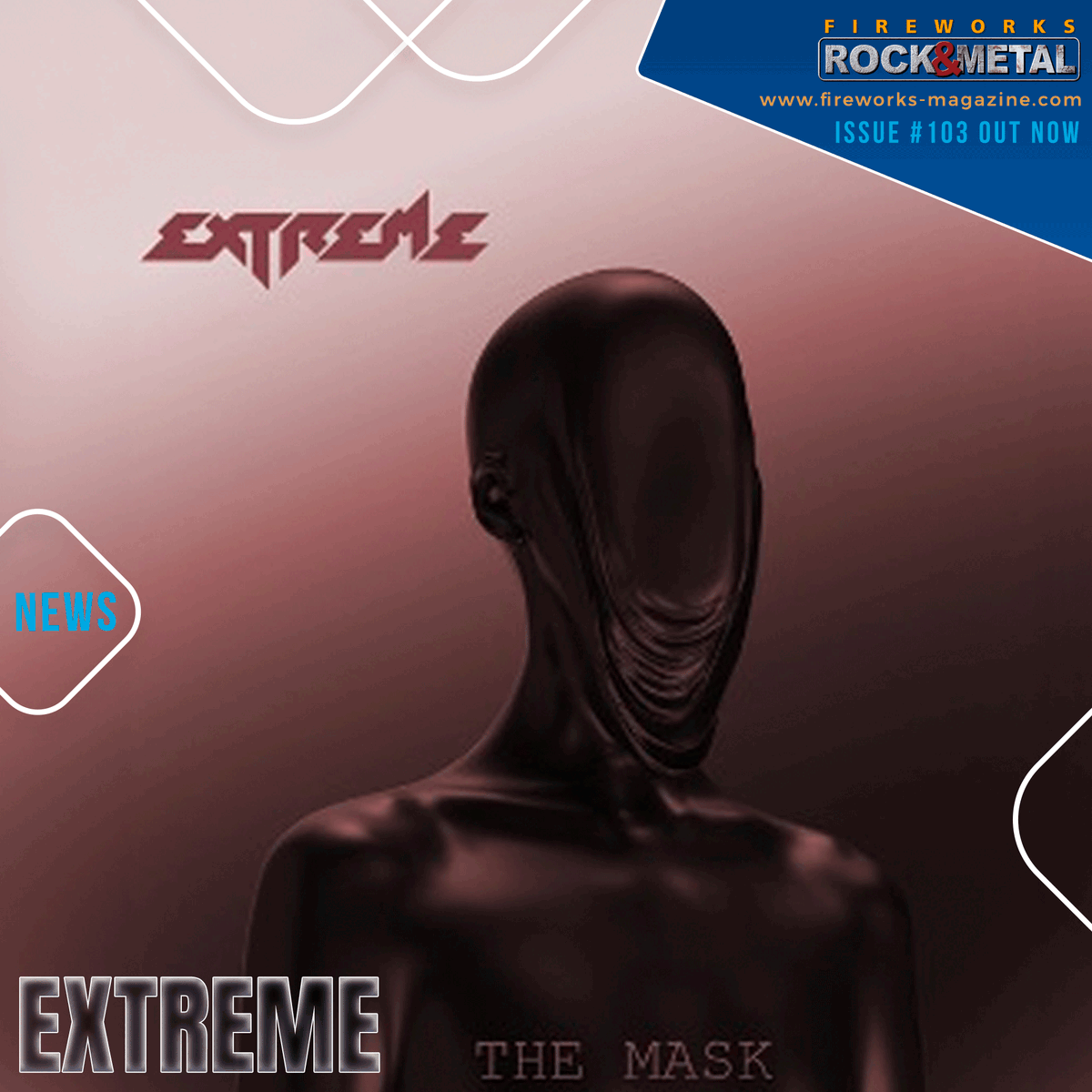 Fireworks_Mag's tweet photo. IT'S HERE!! EXTREME - Share New Video For "The Mask"
https://t.co/XKHlsU6wvl
@extremeband
--
Issue #104 is coming SEP 14. Pre-order it from https://t.co/WO2orU9Usf
#rock #metal #rockmusic #metalmusic #musicmagazine #music #rockmagazine #metalmagazine #extreme #duffpress https://t.co/oaTowVC51N