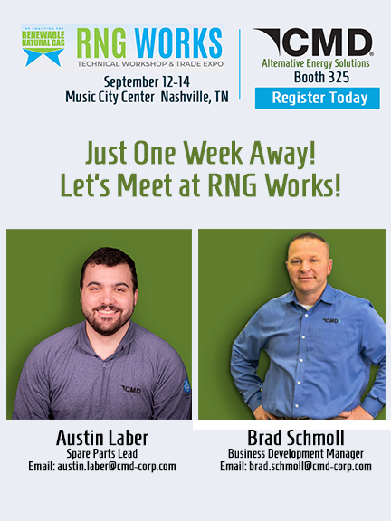 Stop by our booth #325 at RNG Works and discover the difference of our unique approach:  customer-focused ~ flexible solutions ~ advanced technology.
#rngworks #rng #cleanfuel
