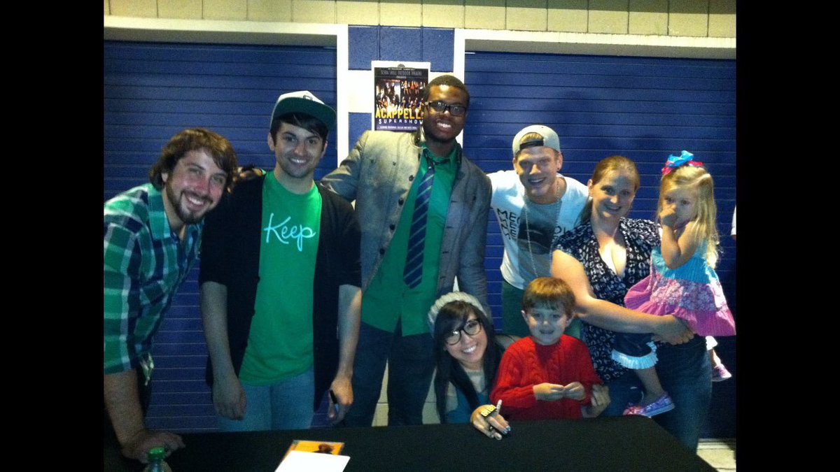 PTXFans's tweet image. On our way to see @kirstin and @PTXofficial! I have three super excited kids! Can’t wait! Here are some of my fav pics from over the years! @scotthoying @KOlusola @mattsalleemusic