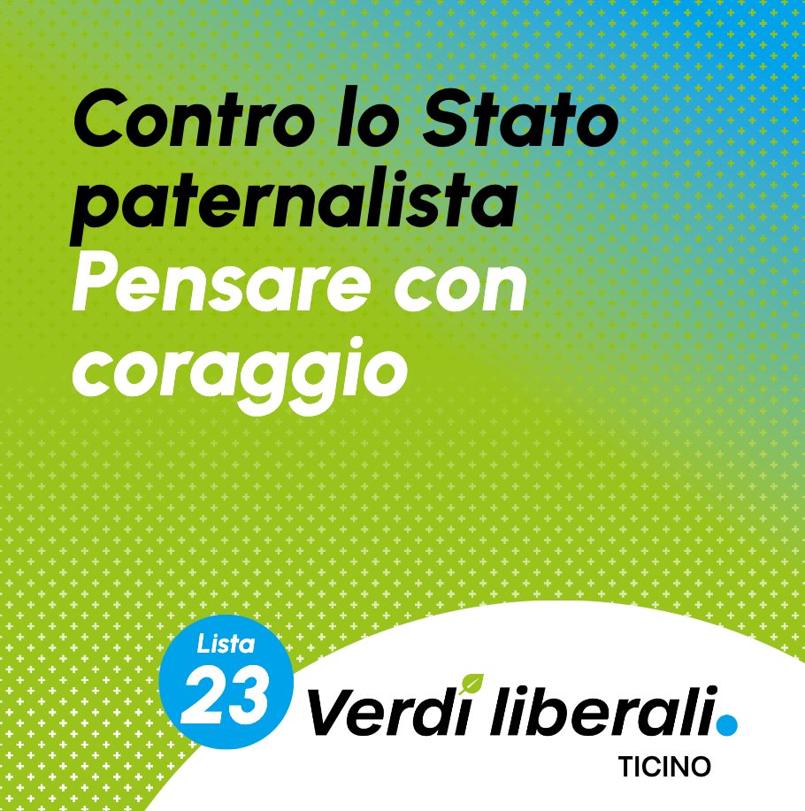 Promuoviamo la libertà individuale e l'uguaglianza di opportunità, restando neutri nei confronti dei vari modelli di vita e combattendo ogni forma di discriminazione, per un approccio impositivo che non penalizzi le famiglie. #federali2023 #pensareconcoraggio #pvlticino