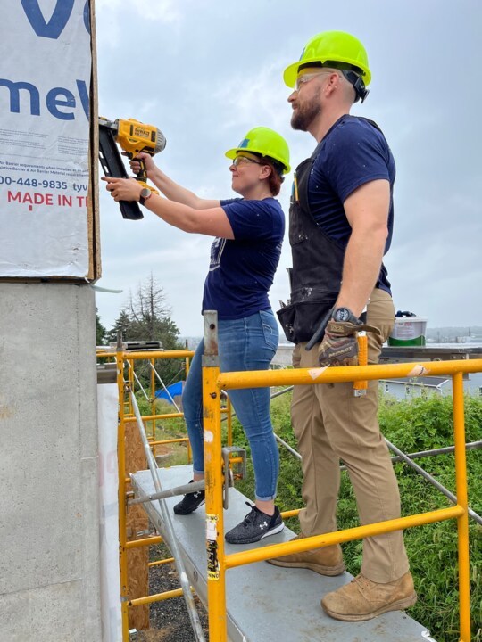 Our team recently participated in a team build with <a href="/Habitat_org/">Habitat for Humanity</a> of the Lehigh Valley, assisting them with the construction of a multi-home site on the South Side of Bethlehem. 

Thank you to the Habitat LV team for this rewarding opportunity to give back to our community! 👷‍♀️🔨