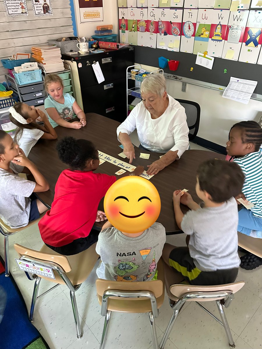MsAllweinTweets's tweet photo. Our class was so excited, and honored, to have a lifelong teacher working with us today…Nannie Jones (combo of Nannie to me, Mrs Jones to kids) was amazing. We can’t wait for more Wednesdays with her help!!! #RooHoo @fcpscanning https://t.co/3x5QmWQFPI
