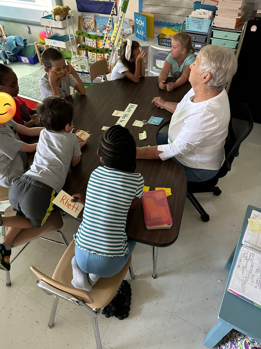 MsAllweinTweets's tweet photo. Our class was so excited, and honored, to have a lifelong teacher working with us today…Nannie Jones (combo of Nannie to me, Mrs Jones to kids) was amazing. We can’t wait for more Wednesdays with her help!!! #RooHoo @fcpscanning https://t.co/3x5QmWQFPI