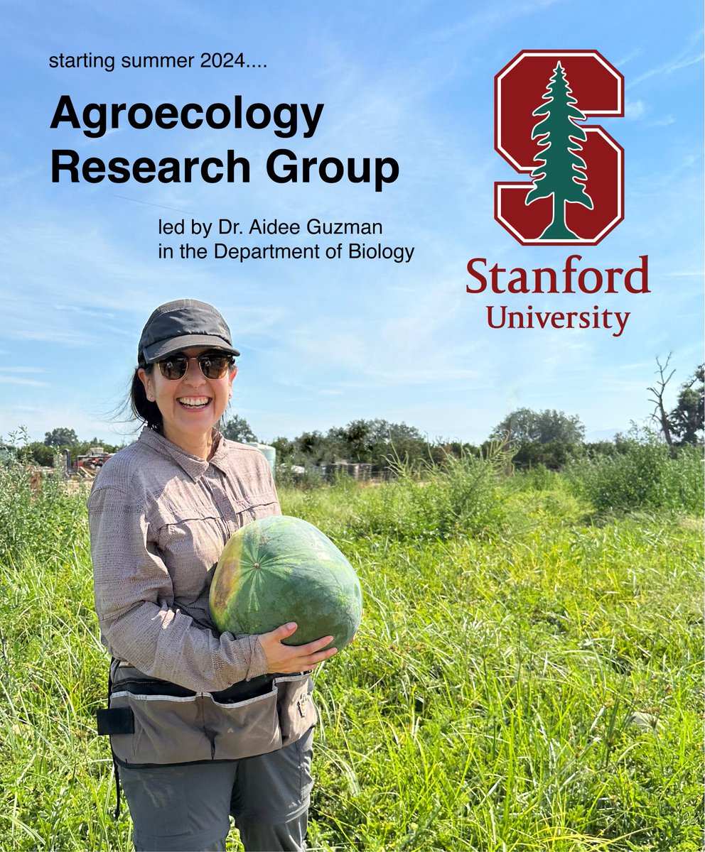 Some long-awaited news… In summer 2024, I will join <a href="/Stanford/">Stanford University</a> as an Assistant Professor in the Dept of Biology!!

I'm so excited to continue building collaborations, strengthening community partnerships, &amp; mentoring students in agroecological research!