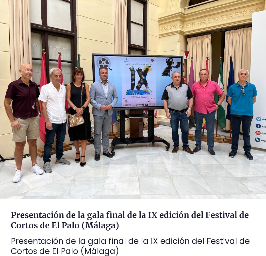 IESPALOCONVIVE's tweet photo. El   próximo 16 de septiembre se presentarán los cortos finalistas del festival de Cortos El Palo . Fuera de concurso se proyectará el corto dirigido por la profesora del IES El Palo @monica_peula realizado con el alumnado de 4 de ESO dentro del proyecto
@auladcine
🎬👩🏻‍💻💦 https://t.co/9XPHL2nO2q