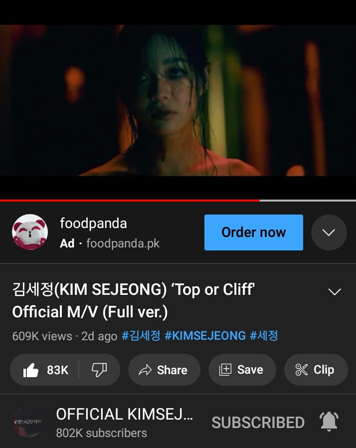HyoJeongfan's tweet photo. Sejeong has surpassed 800k subscribers on YouTube and the Top or Cliff MV has had more than 600k views in 2 days. Let's keep watching and promoting her video. Let's get her to 1 million.
We can do it!
#KIMSEJEONG #1st_ALBUM_門
#KimSeJeong_ToporCliff

https://t.co/M47Wj90aY3 https://t.co/JjTRGNSvjr