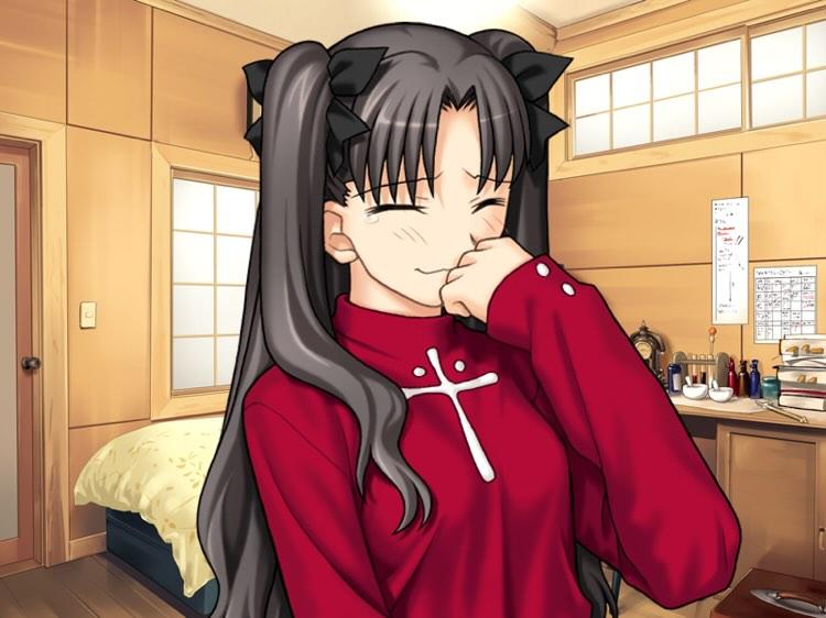 The young magus huffs out a laughter at  the reader