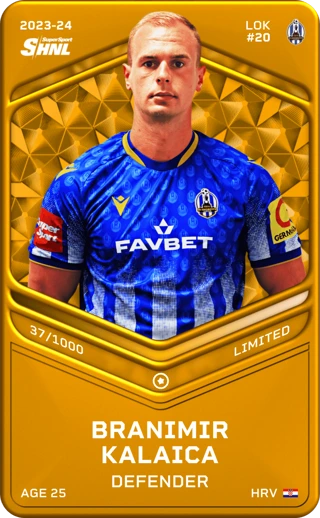 TradeRexSorare's tweet photo. 🌟#Sorare #Giveaway Alert!🌟 

With nearly 200 participants, I'm excited to announce another giveaway! 

Here's your chance to win Branimir Kalaica from #Lokomotiva #Zagreb⚽

To enter:

❤️ &amp; RT
Follow @TradeRexSorare
Comment with your Sorare manager name

Ends 8/9 at 19:00 CET🏆 https://t.co/BSGRzlmgAe