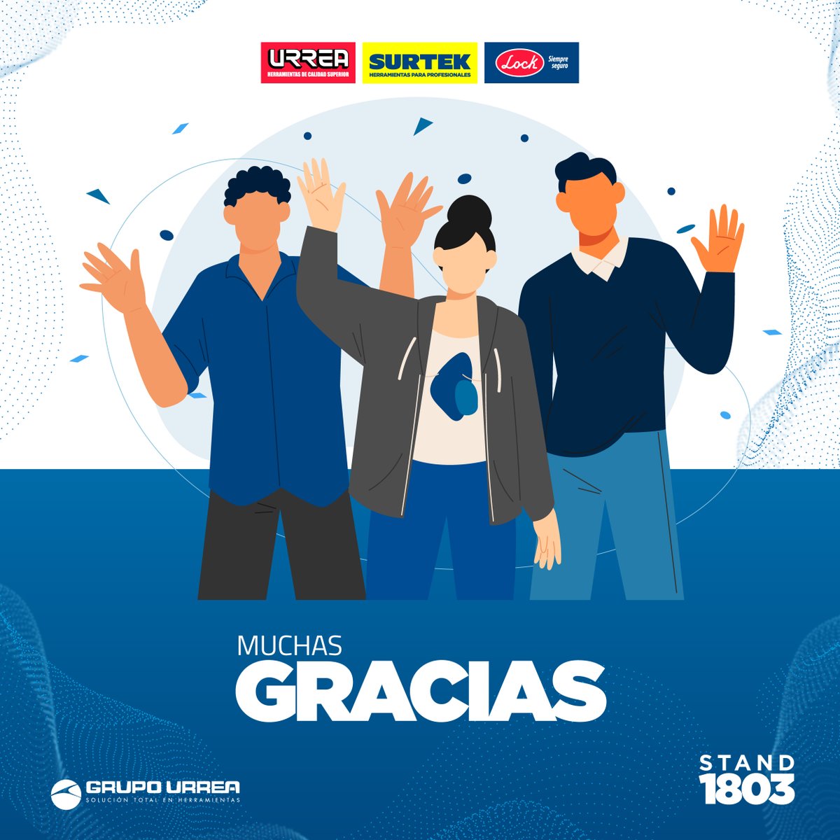 URREATOOLS's tweet photo. 😎🛠✨ Agradecemos a todos los que nos acompañaron en esta edición 2023 de la Expo Nacional Ferretera Oficial

¡Nos vemos el siguiente año! 😎🛠✨ https://t.co/tOrgDzXd7z