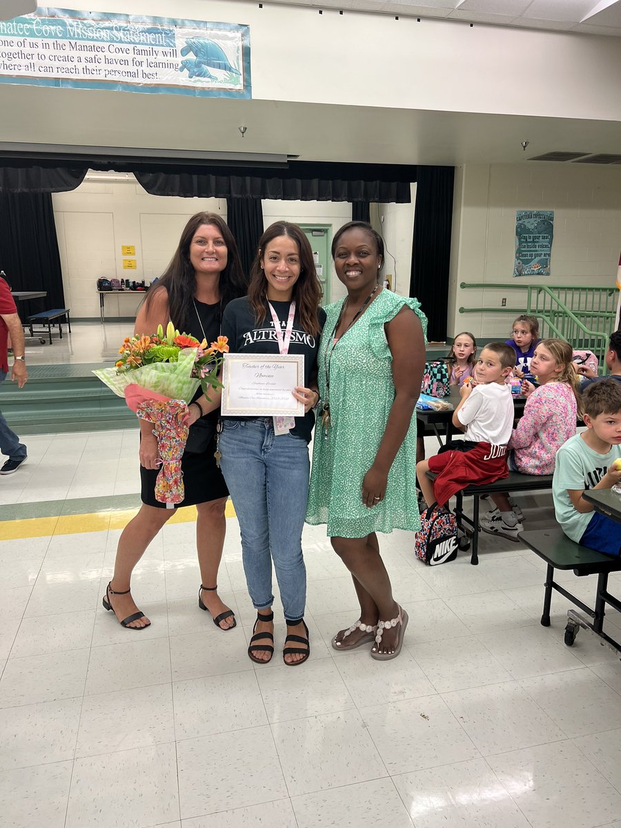 ADouglasVCS's tweet photo. Congratulations to our Teacher of the Year Nominees! They are Stephanie Liriano, Michele Benson, and Jennifer Cascio. We are proud of you! https://t.co/aAV9usiT57