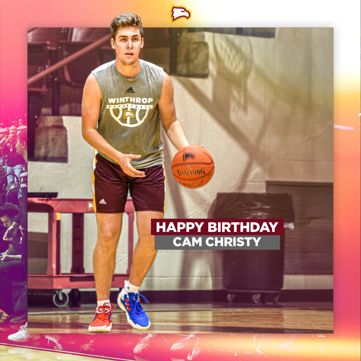 Winthrop_MBB's tweet photo. Time to celebrate 🎉 

Help us wish Mike Anumba and Cam Christy a Happy Birthday! 🎈🎊 https://t.co/i8n6HA5Z4M