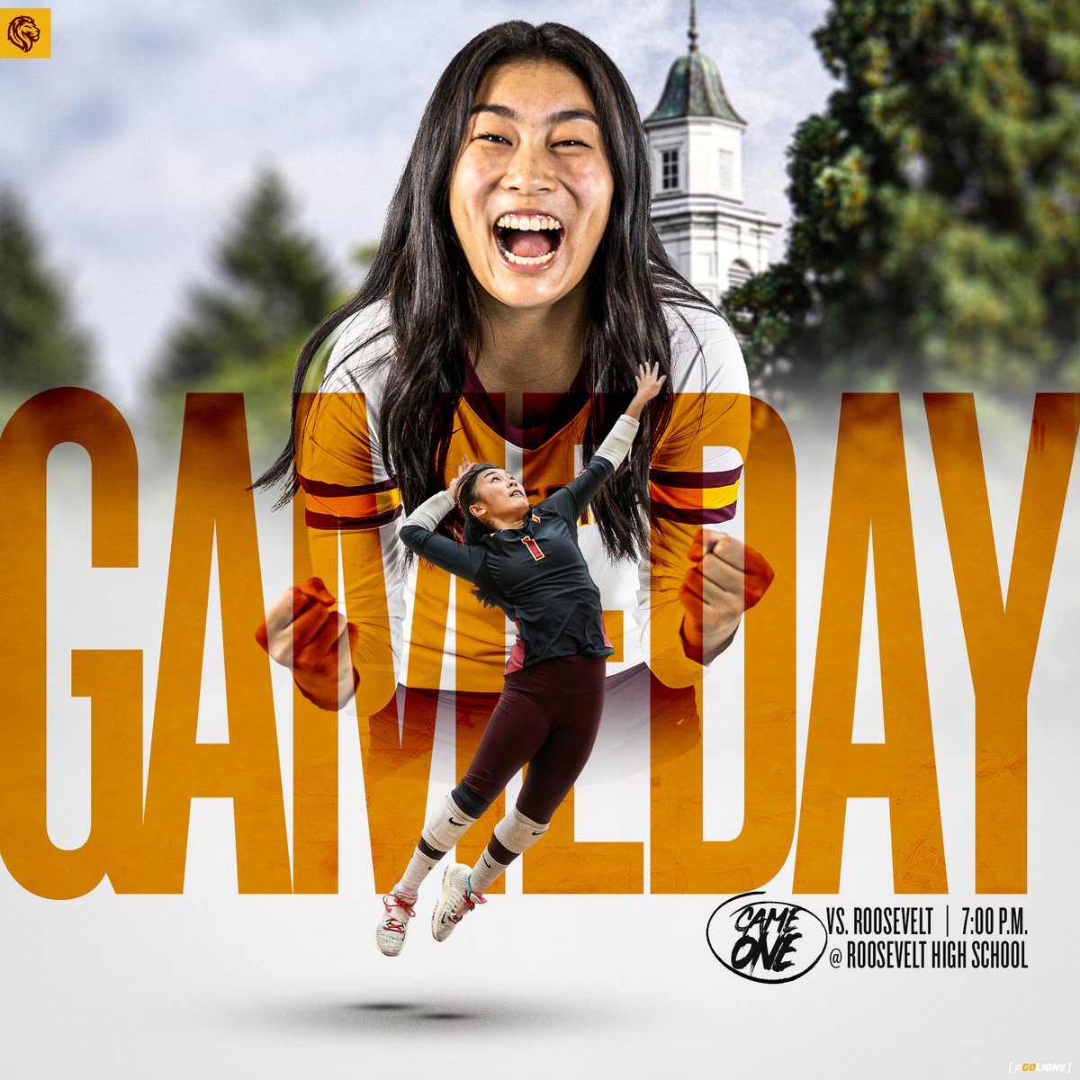 GAME ONE
VS. ROOSEVELT
TONIGHT
#GOLIONS