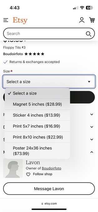 LADIES&hellip; I highly recommend you check this Etsy shop (Boudoirfoto) for your images &amp; report them to Etsy