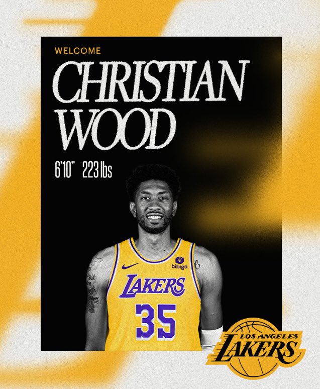 🚨OFICIAL!

O Los Angeles Lakers anunciou oficialmente Christian Wood.