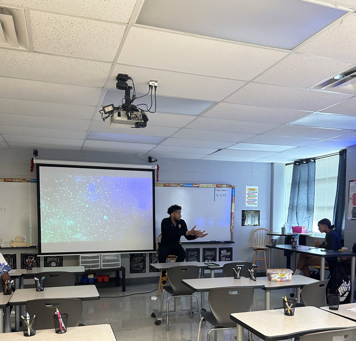 We would like to thank Coach Spencer for helping us kick off our Career Association PBL! We appreciate you sharing your knowledge on how to be a leader in the school, home, and community.