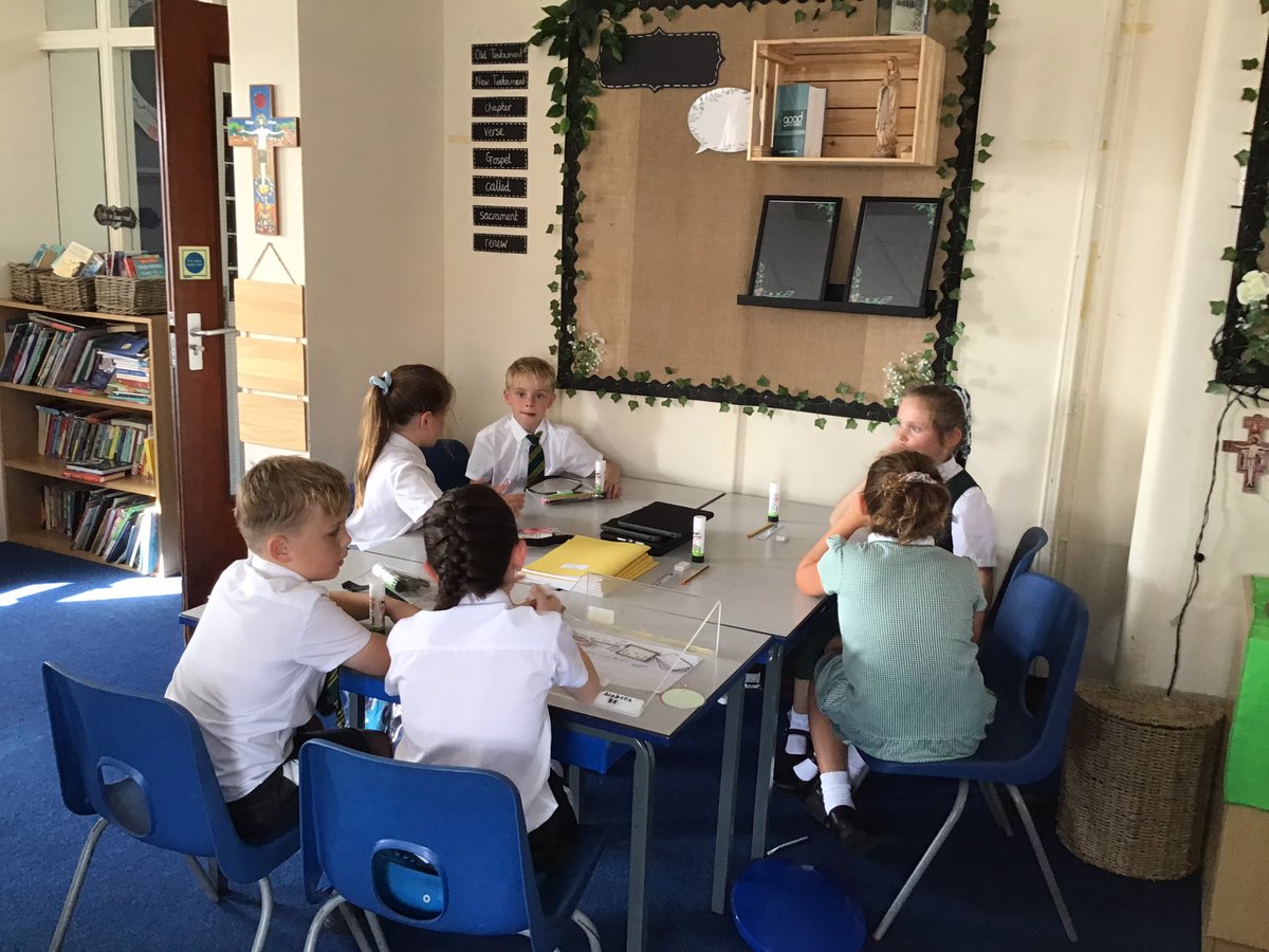 sjvblackpool's tweet photo. We enjoyed working in talk partners and groups in #Class4B today during #SJVRE discussing everything we know about The Bible. ๐ Mrs B has reminded us about how we show we are listening ๐carefully during discussion tasks. #SJVOracy https://t.co/jC1m4r7GfX