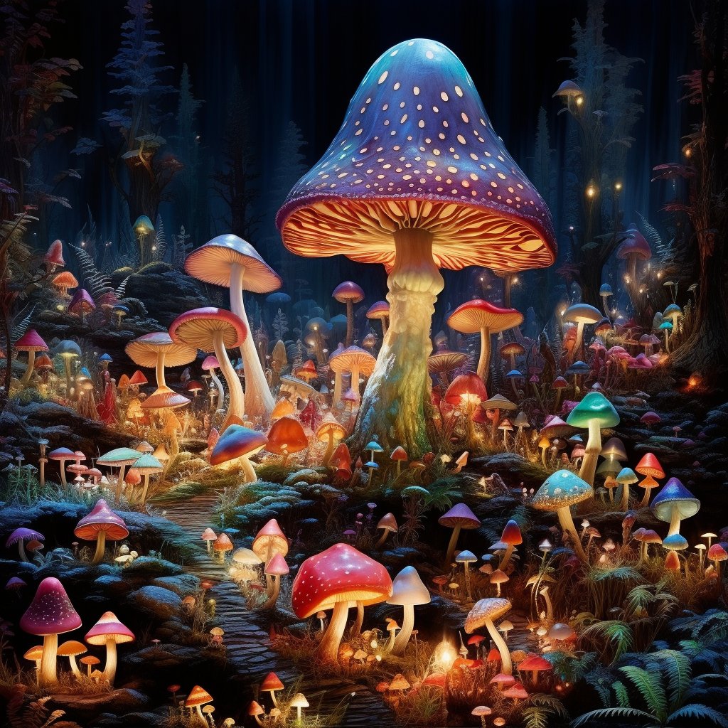 MetalUndrground's tweet photo. Who likes Mushrooms?   Check out @nftzingo!

#AiArt #AiArtistCommunity #Teafortwo https://t.co/WcF25pxG2m