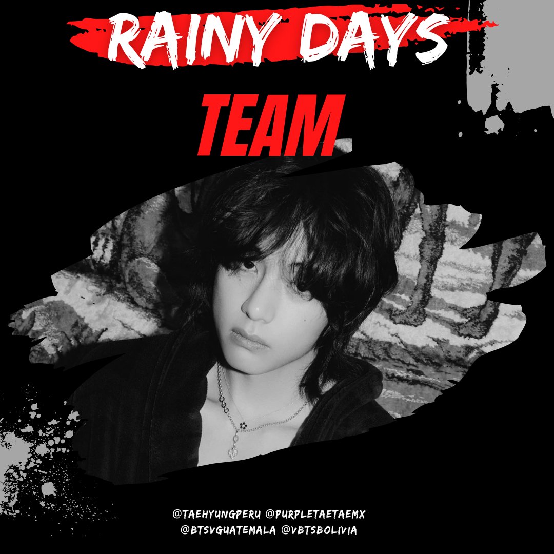 BTSVGuatemala's tweet photo. 🌧️☂️RAINY LOVE LATAM💜🙆♂️
D-3
#TEAMRAINY únete al stream party
📌Reinassance https://t.co/rYHwv4XkKX
📌Playlist https://t.co/ive3BWJrDr
🏆: 1500 streams
Horario:
03:00 PM - 8:00 PM 🇬🇹🇸🇻🇲🇽
04:00 PM - 9:00 PM 🇵🇪🇨🇴
05:00 PM - 10:00 PM 🇧🇴
#V_RainyDays https://t.co/gtA93xMbyw
