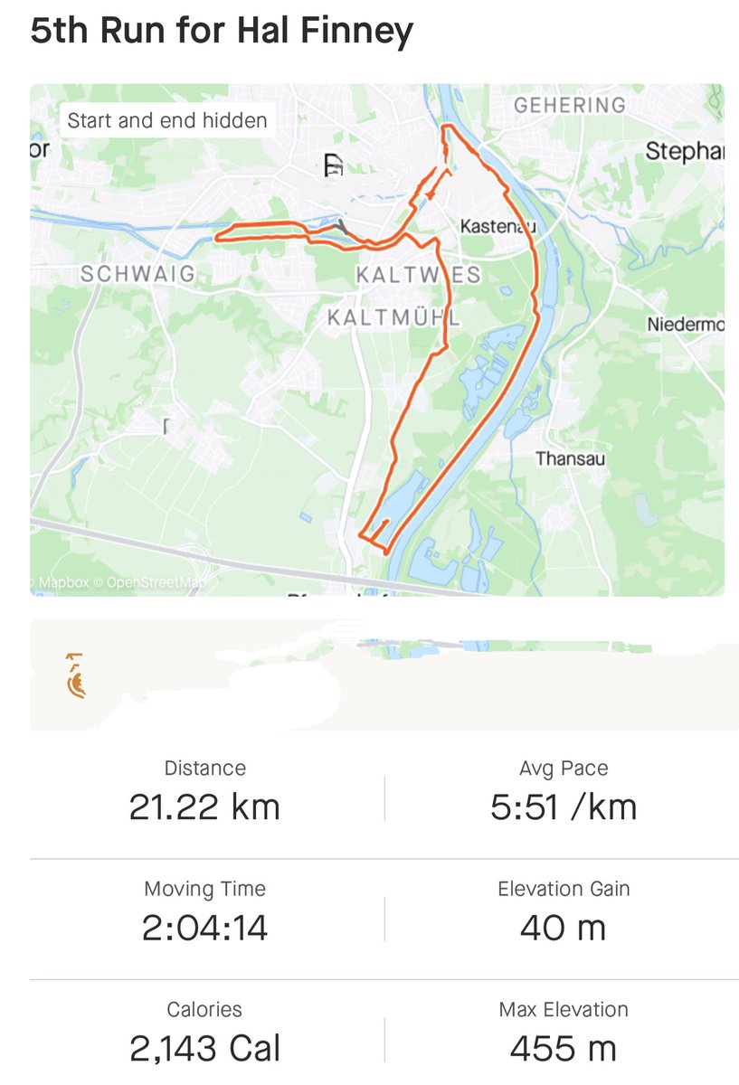 Vitus_Ze's tweet photo. We ran a half marathon for #RunForHalFin today. Hal's favorite distance.
Lots of meaningful conversation during this long run... those moments are what life is all about. https://t.co/rq7tfgxtp4
