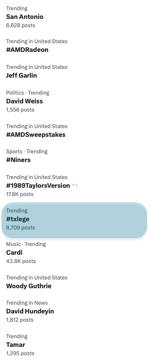 InfluenceUpdate's tweet image. 1/ #txlege is getting more than it's share of attention lately! 

Mentions are up 18% this week compared to the previous 7-day period because of #PaxtonImpeachment, with related phrases/hashtags trending for two days in a row!