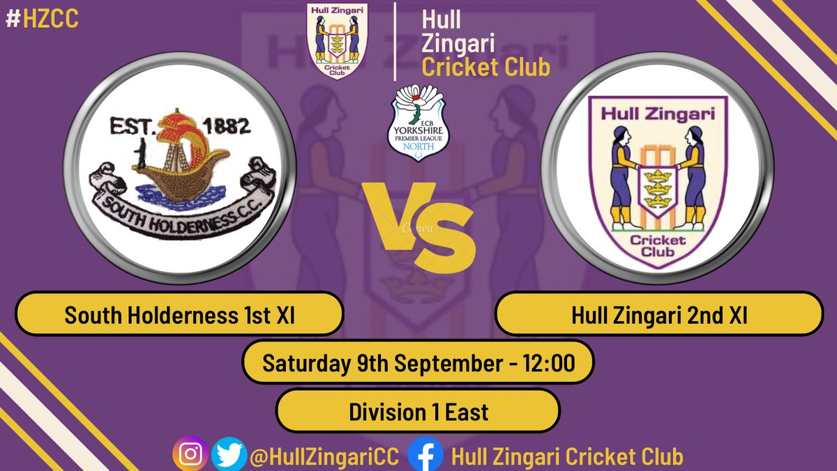HullZingariCC's tweet image. 🗓️🗓️ Week 21 Fixtures 🗓️🗓️

The final week of the season and it’s a big one!

#hzcc