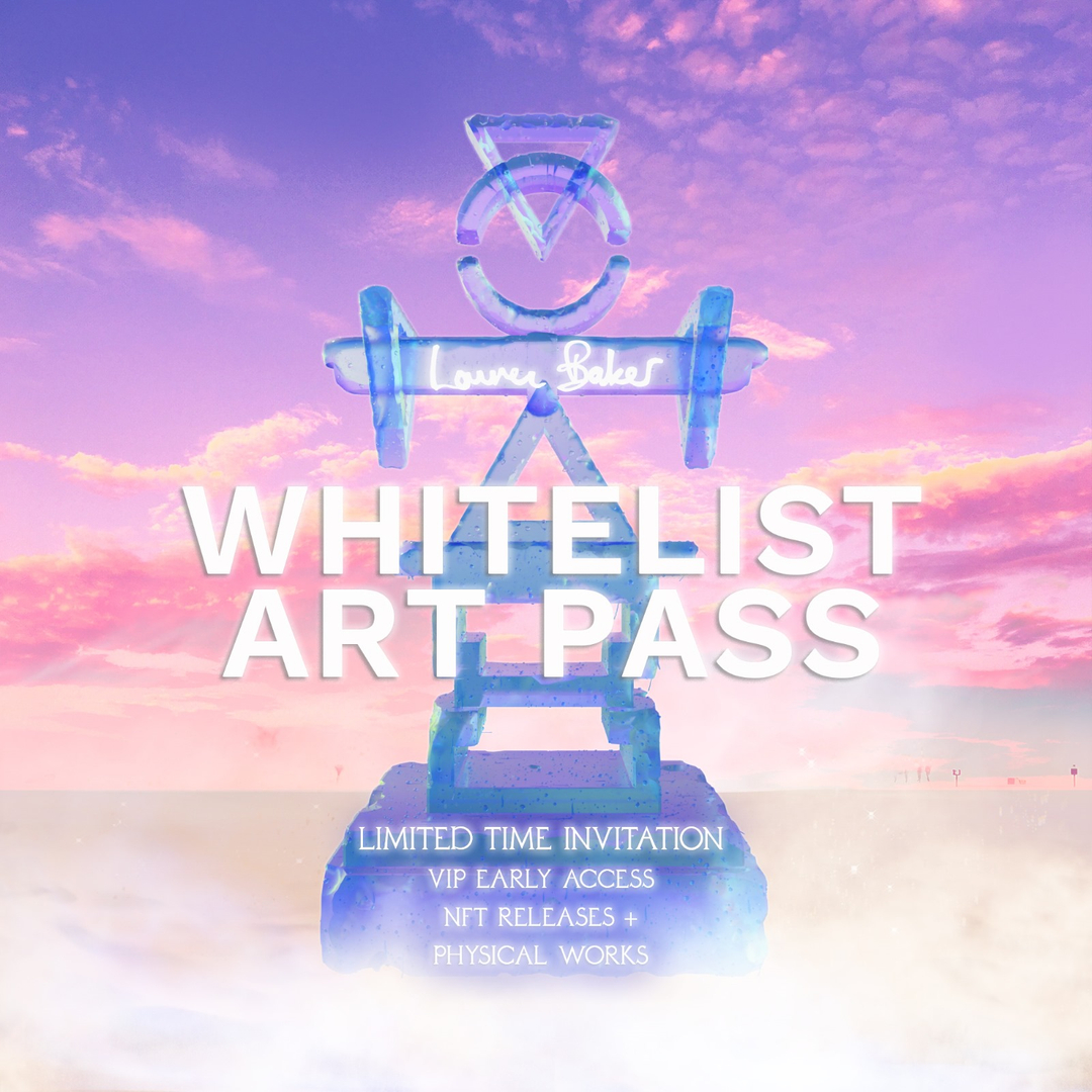 Final call for the Whitelist ⚪️ Doors close at midnight PT/8am GMT. Benefits include: 
- Entry to totem NFT traffle 
- Early access to new releases
- Exclusive invites to in person events, and more 
&gt;&gt;&gt; laurenbakerart.com/nft-whitelist