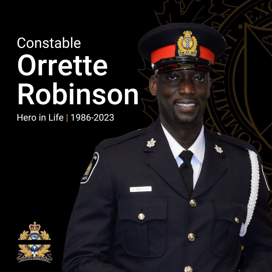 On Tuesday, September 5, 2023, Constable Orrette Robinson died in an off-duty motor vehicle collision. Orrette was 36 years old.  

(1/7)