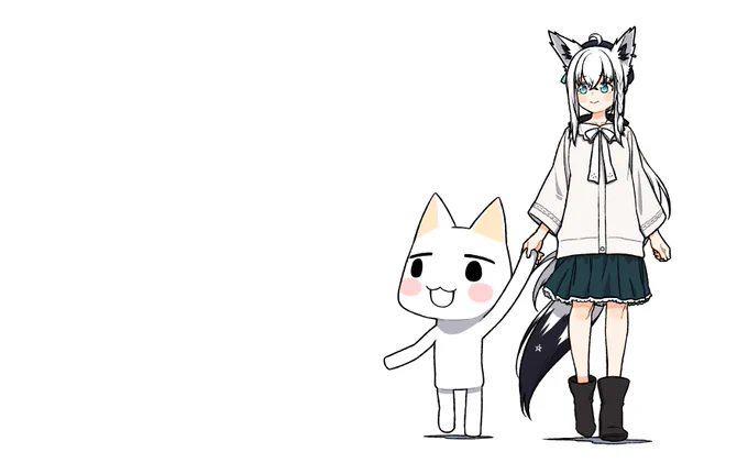 白上さんと井上さん#絵フブキ 