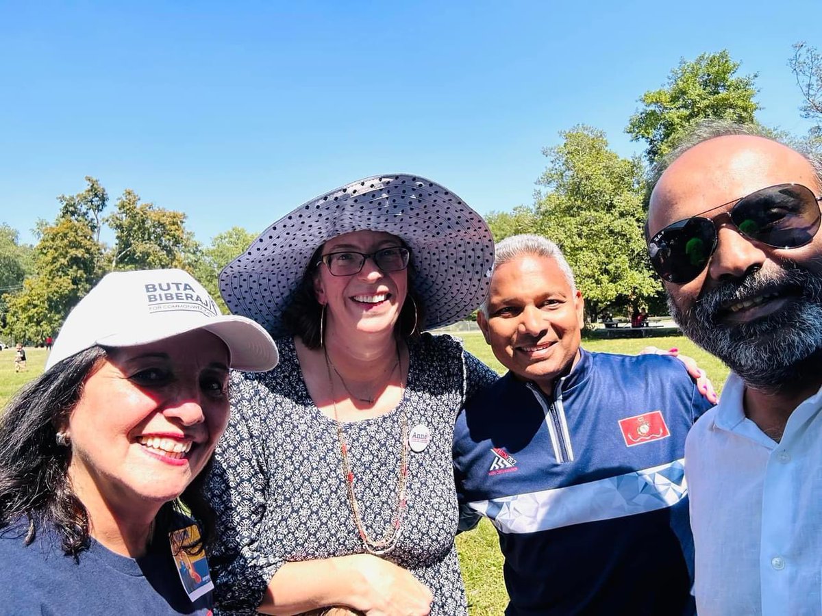 Had a fantastic time at the NOVA Labor Picnic on Labor Day Sunday in support of unions with @timkaine  and other Loudoun County candidates, like myself! It was great to connect with the community and discuss important issues. #LaborDay2023 #anneforatlarge