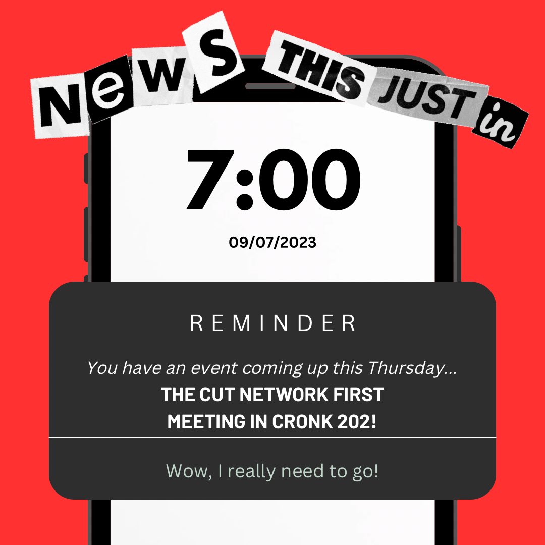Come hang with us tomorrow in CRONK202 from 7-8 to learn more about what we do! It’ll be a good time.