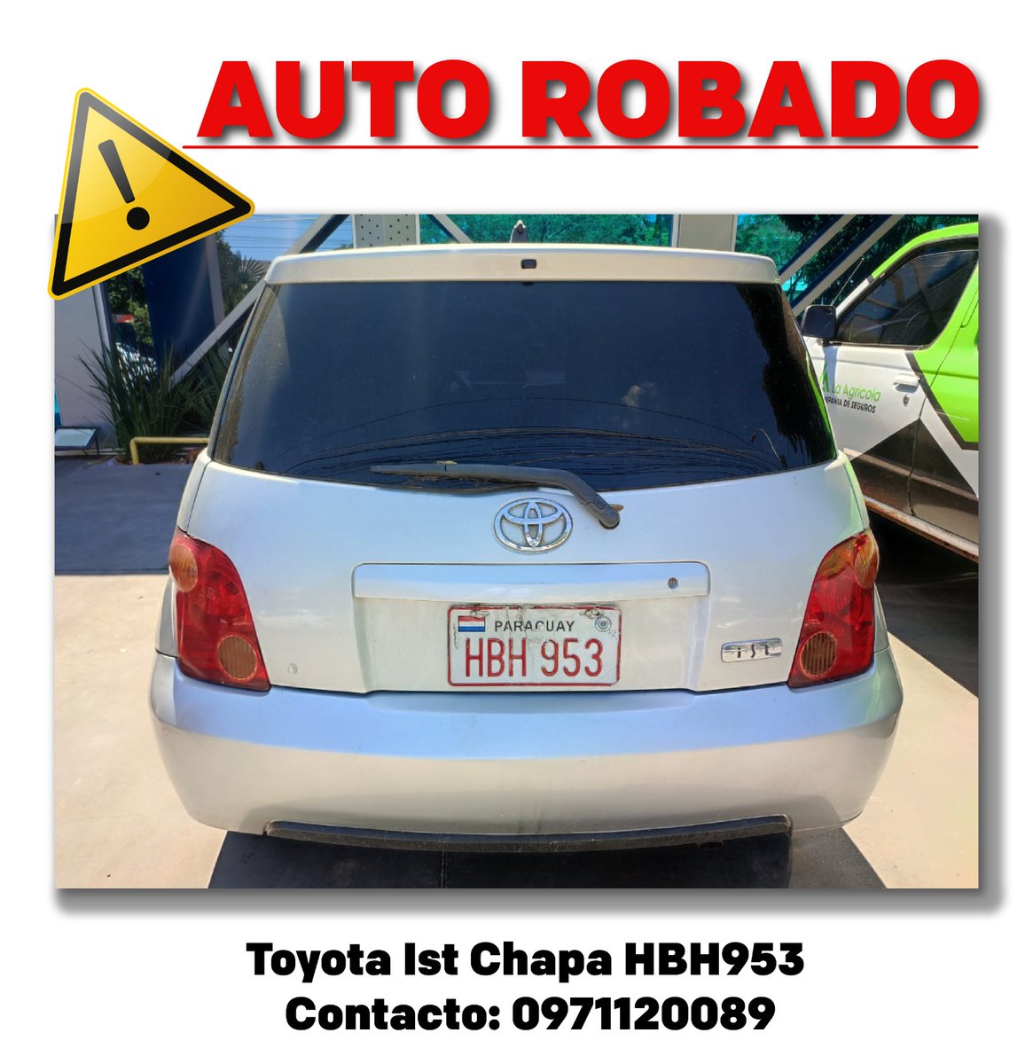 aquino_euge's tweet photo. A una amiga le robaron el auto en pleno Villa Morra!

Ella tiene 2 trabajos y aparte trabaja también de manera independiente...y le llevaron su auto, su sacrificio! Que injusto es!

Nos ayudan porfa con info de por ahí si saben algo...o nos ayudan compartiendo!
Gracias! https://t.co/3srCABRN0k