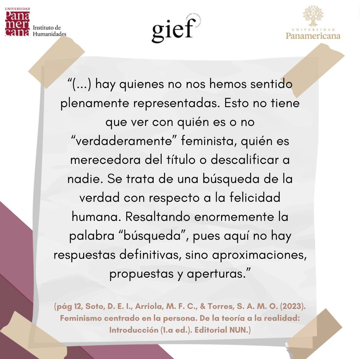 giefup's tweet photo. Te invitamos a la presentación de nuestro libro, mañana jueves 7 de septiembre a las 18 horas, en el Aula Magna de la Universidad Panamericana. También transmitiremos en la página de Facebook de nuestra editorial NUN:
https://t.co/y8yZ9aGJVJ
Síguenos en Instagram: @giefup . https://t.co/hvUsutDfD9