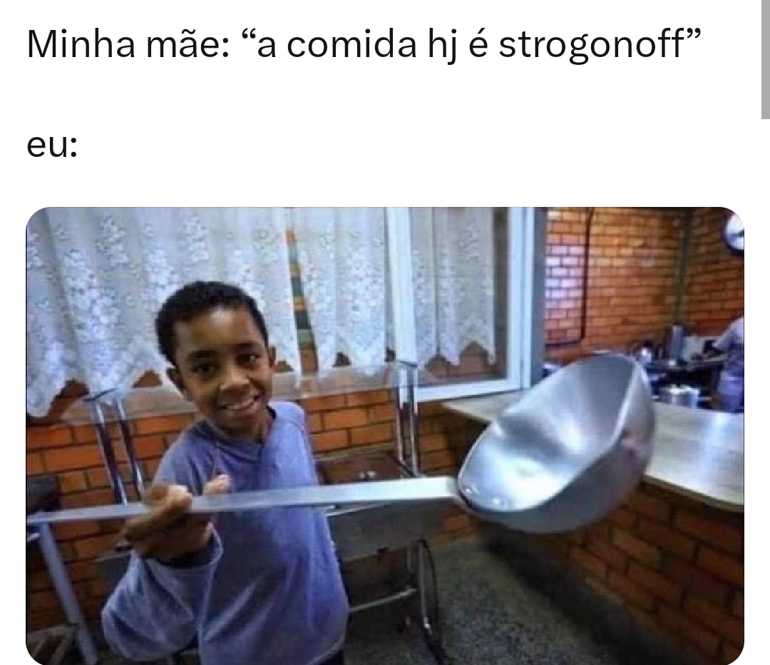 aconteceram's tweet photo. Não confie em pessoas que não gostam de strogonoff https://t.co/H3Zh42d67V