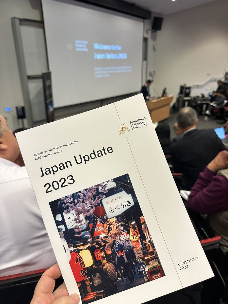 ANUCrawford's tweet photo. Missed out on Japan Update 2023?
Catch up on insights on Japan's economy, space, sustainability, tech, politics & more here: https://t.co/l8nMaibVjF
#JapanUpdate2023 was organised by @AJRC_ANU & ANU Japan Institute. https://t.co/Ceb3Cw9ZuK