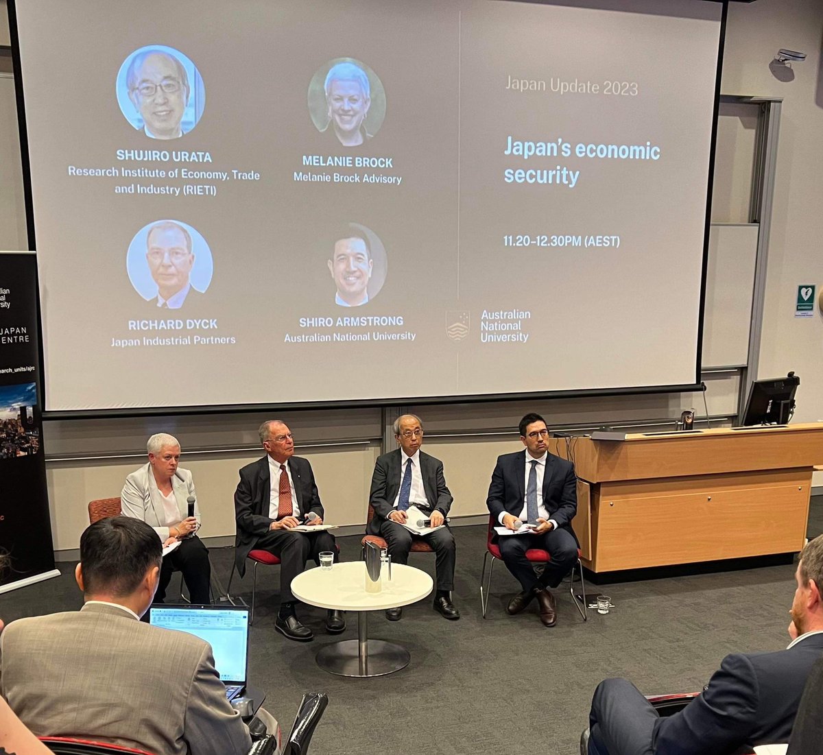 ANUCrawford's tweet photo. Missed out on Japan Update 2023?
Catch up on insights on Japan's economy, space, sustainability, tech, politics & more here: https://t.co/l8nMaibVjF
#JapanUpdate2023 was organised by @AJRC_ANU & ANU Japan Institute. https://t.co/Ceb3Cw9ZuK