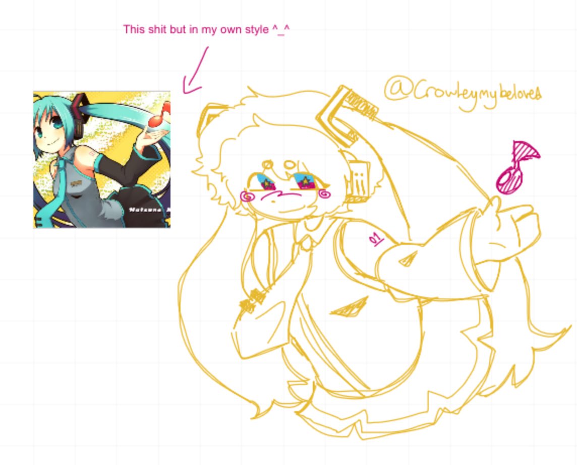 b1kin1kill's tweet photo. Some dumbass small doodle 🐐

#VOCALOID #HatsuneMiku https://t.co/EXnygab7IO