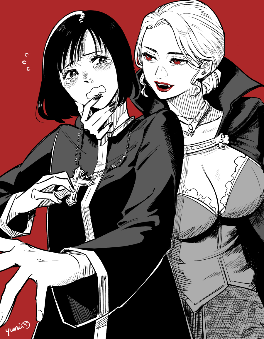 「吸血鬼のおねーさん 」|ユニのイラスト