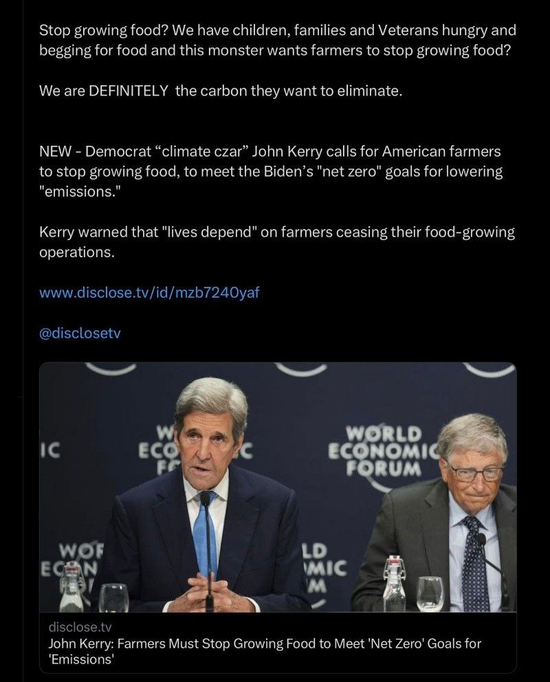 Wow. The nerve of this billionaire asshole. The fuck are we letting these #Democrats do to us?? #WakeUpAmerica #Fkjohnkerry #fkjoebiden and stop believing the #ClimateScam